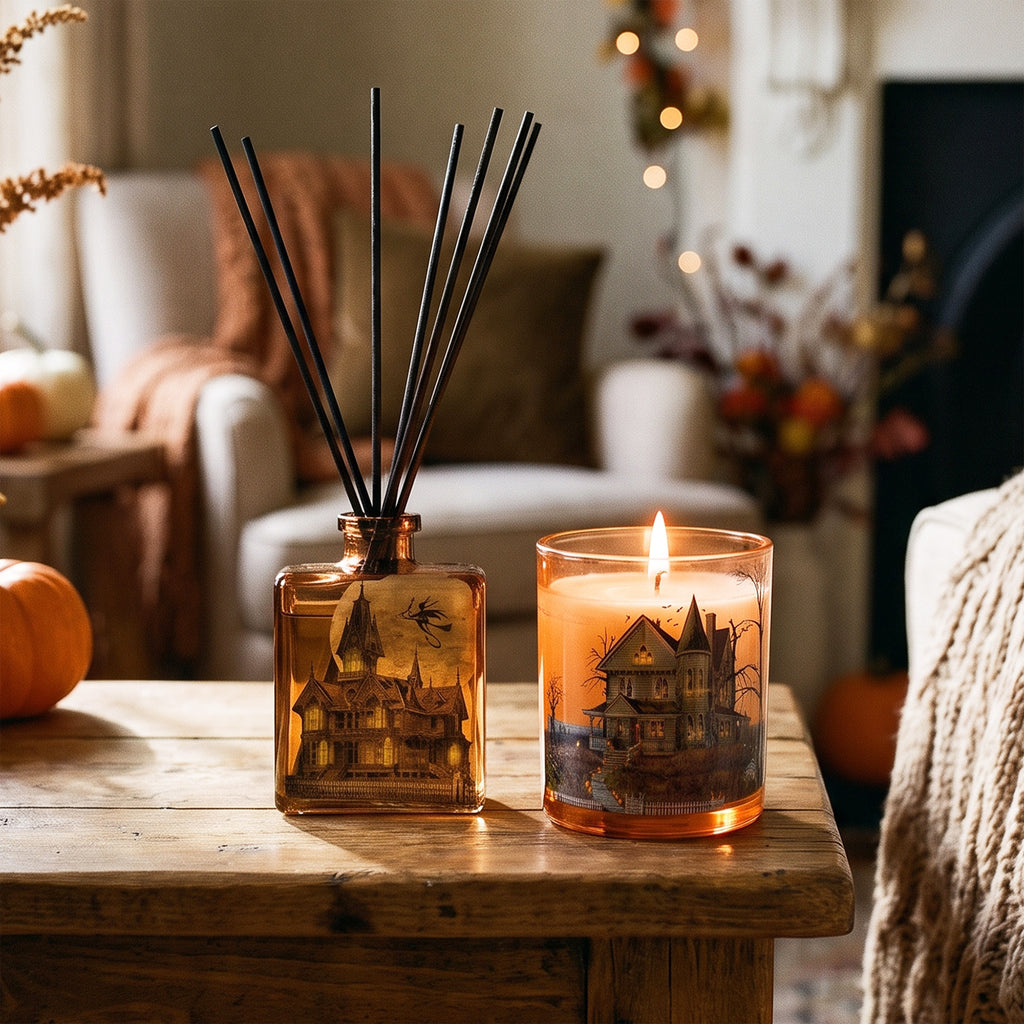 Haunted, Spooky Houses - Holiday 5 Piece Gift Set