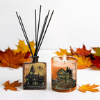 Haunted, Spooky Houses - Holiday 5 Piece Gift Set