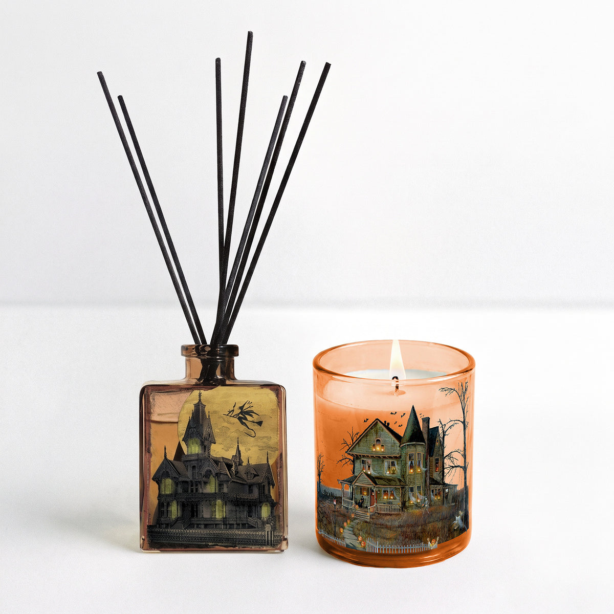 Haunted, Spooky Houses - Holiday 5 Piece Gift Set