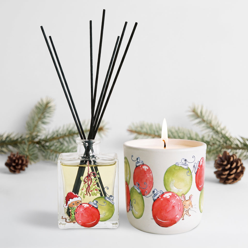 Stephen Macquignon Collection ~ Mouse & the Mistletoe - Holiday 5 Piece Gift Set
