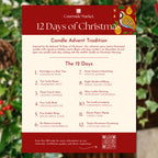 Courtside Market 12 Days of Christmas - Candle Advent Calendar Gift Set