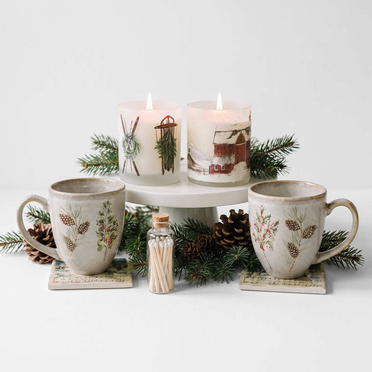 A Very Vintage Christmas - 7 Piece Holiday Artisan & Fragrance Gift Set