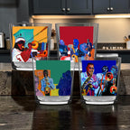 "Jazz Scenes" by Steve Spencer - 4 piece Glass Set