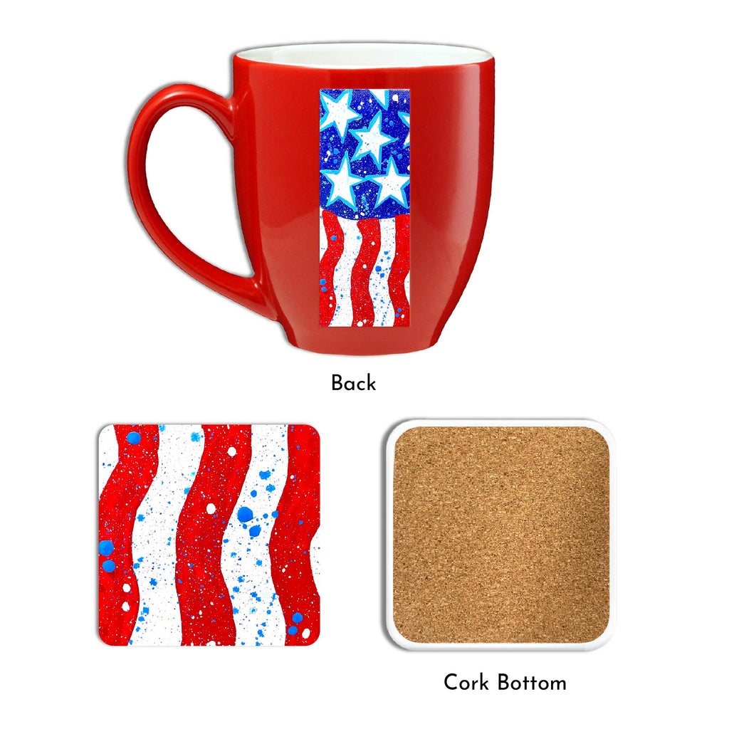 God Bless America - Robert Holton - Mug and Coaster Set