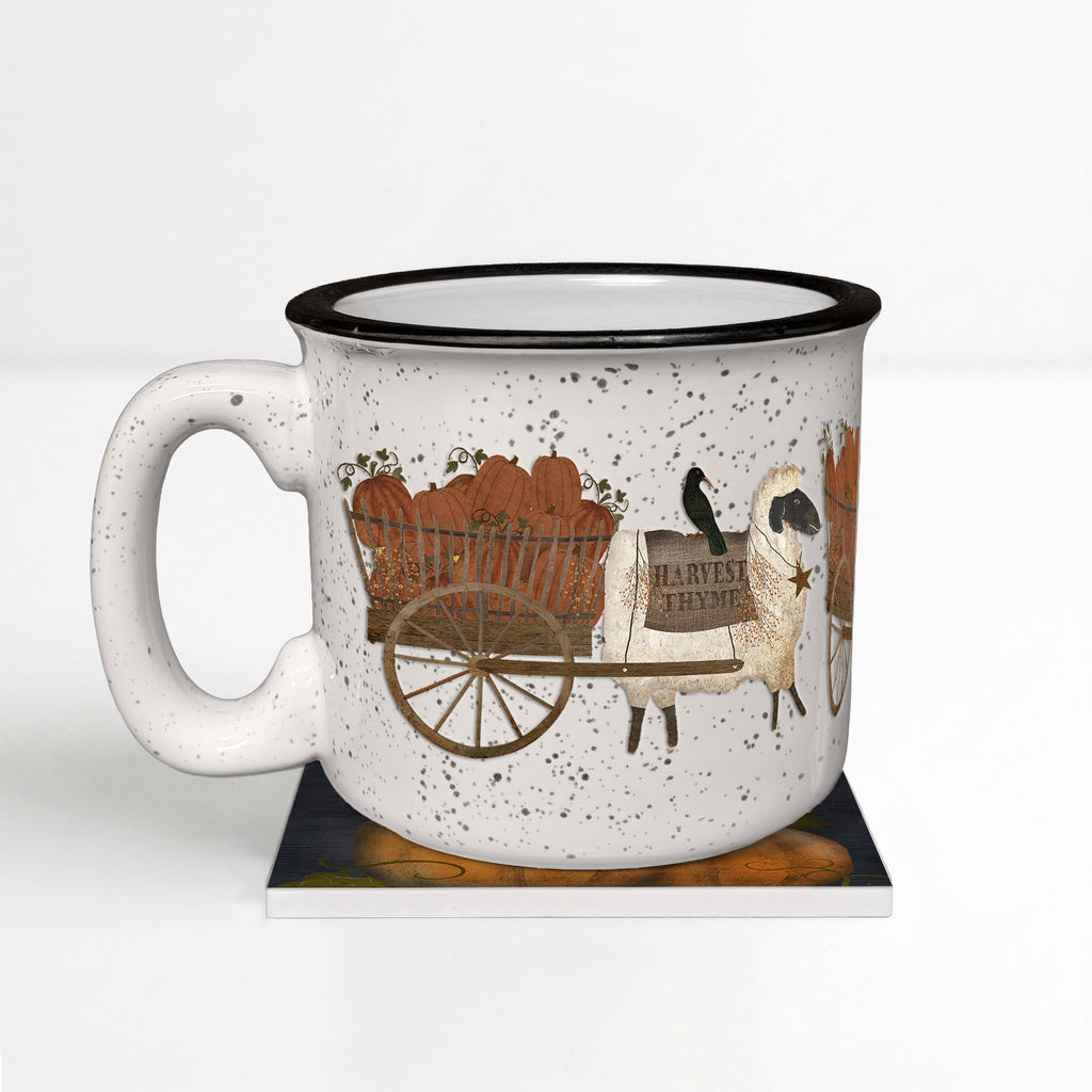 Harvest Thyme | 15oz Ceramic Mug and Coaster Set