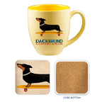 Dachshund Longboards - Mug & Coaster Set