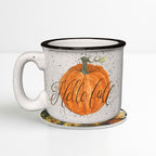 Hello Fall  | 15oz Ceramic Mug and Coaster Set