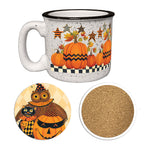 Festivities & Friends | 15oz Ceramic Mug and Coaster Set