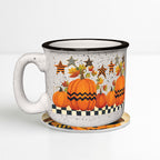 Festivities & Friends | 15oz Ceramic Mug and Coaster Set
