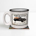 Off to the Pumpkin Patch | 15oz Ceramic Mug and Coaster Set