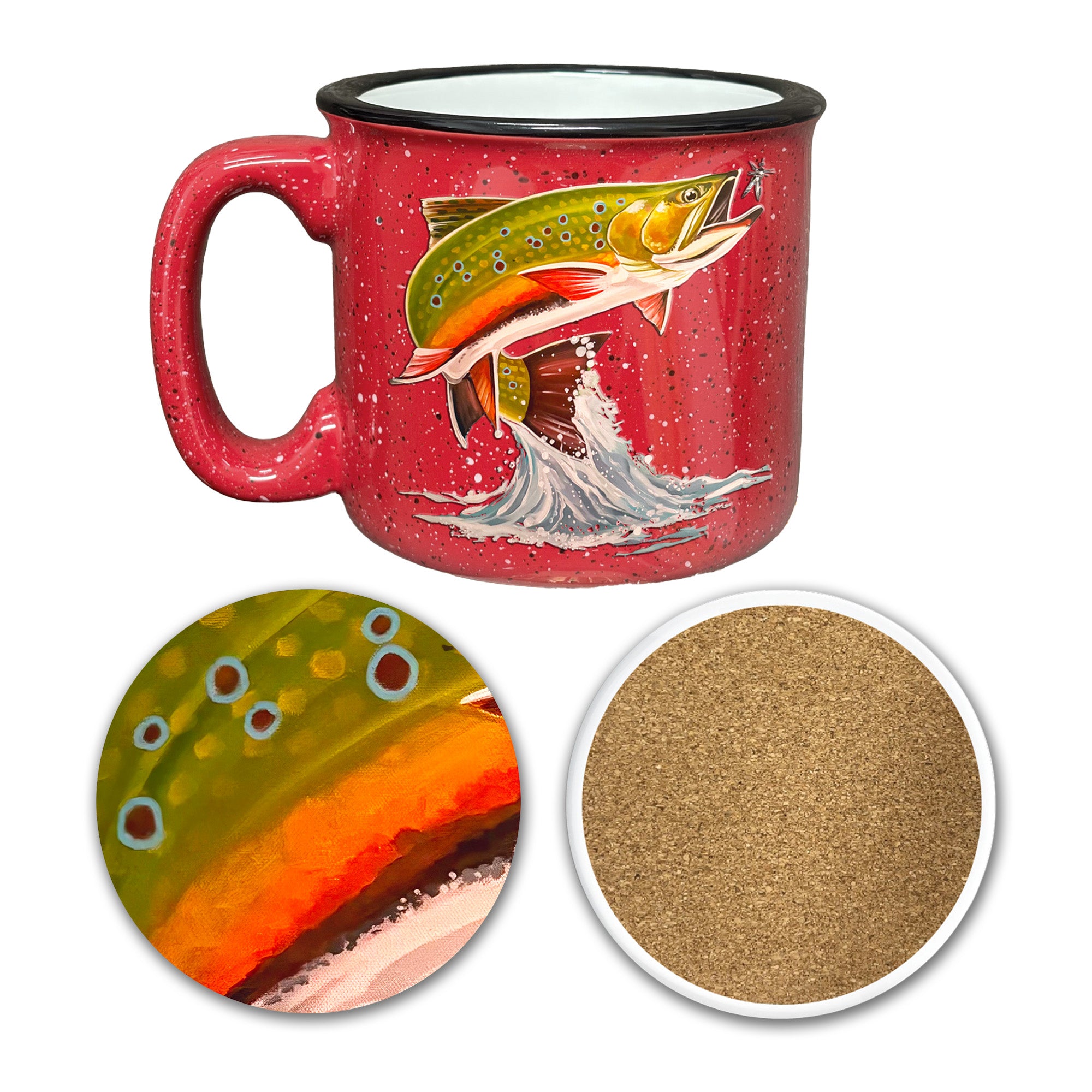 Studio Series - Todd Laslo "Trout Stream" - Mug & Coaster Set