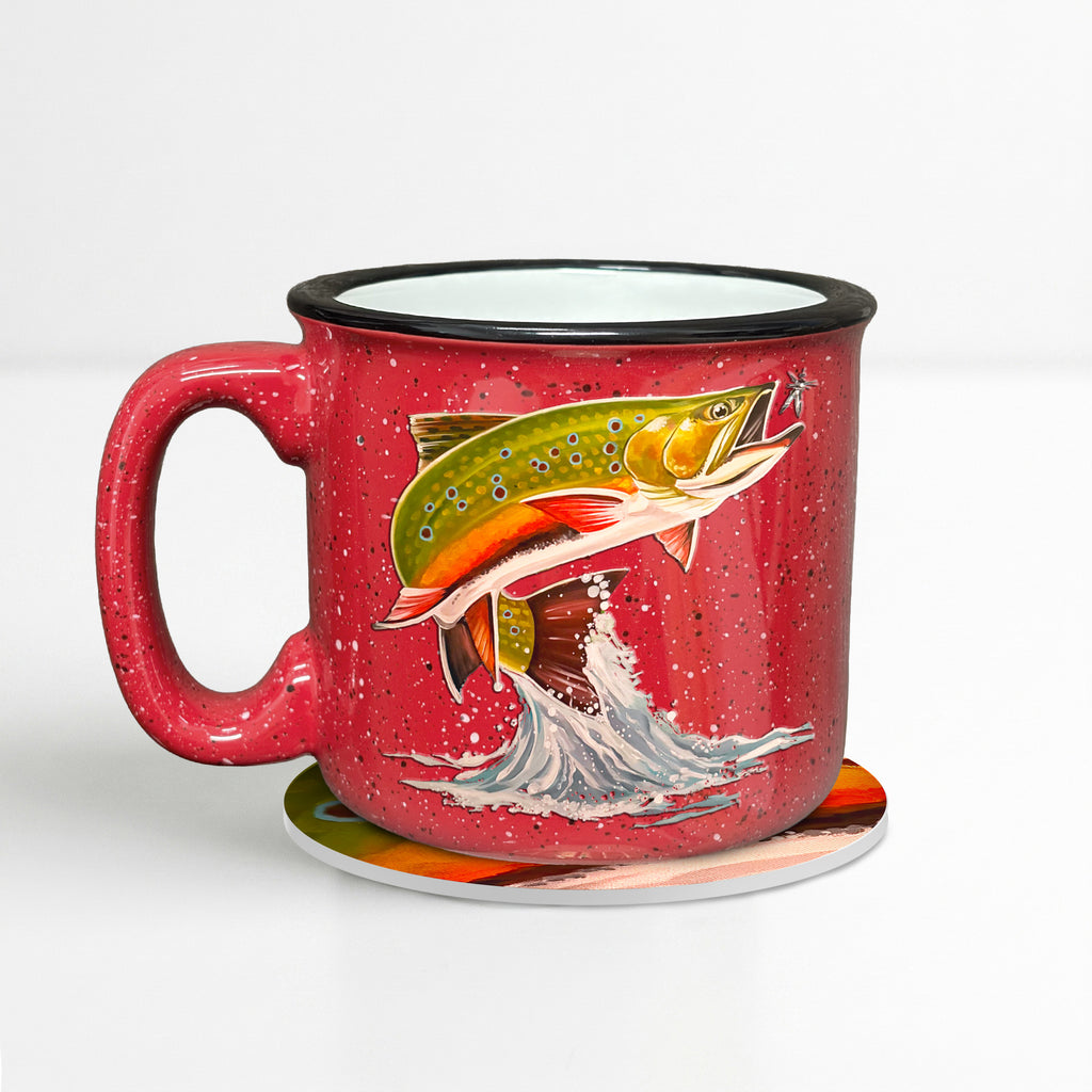 Studio Series - Todd Laslo "Trout Stream" - Mug & Coaster Set