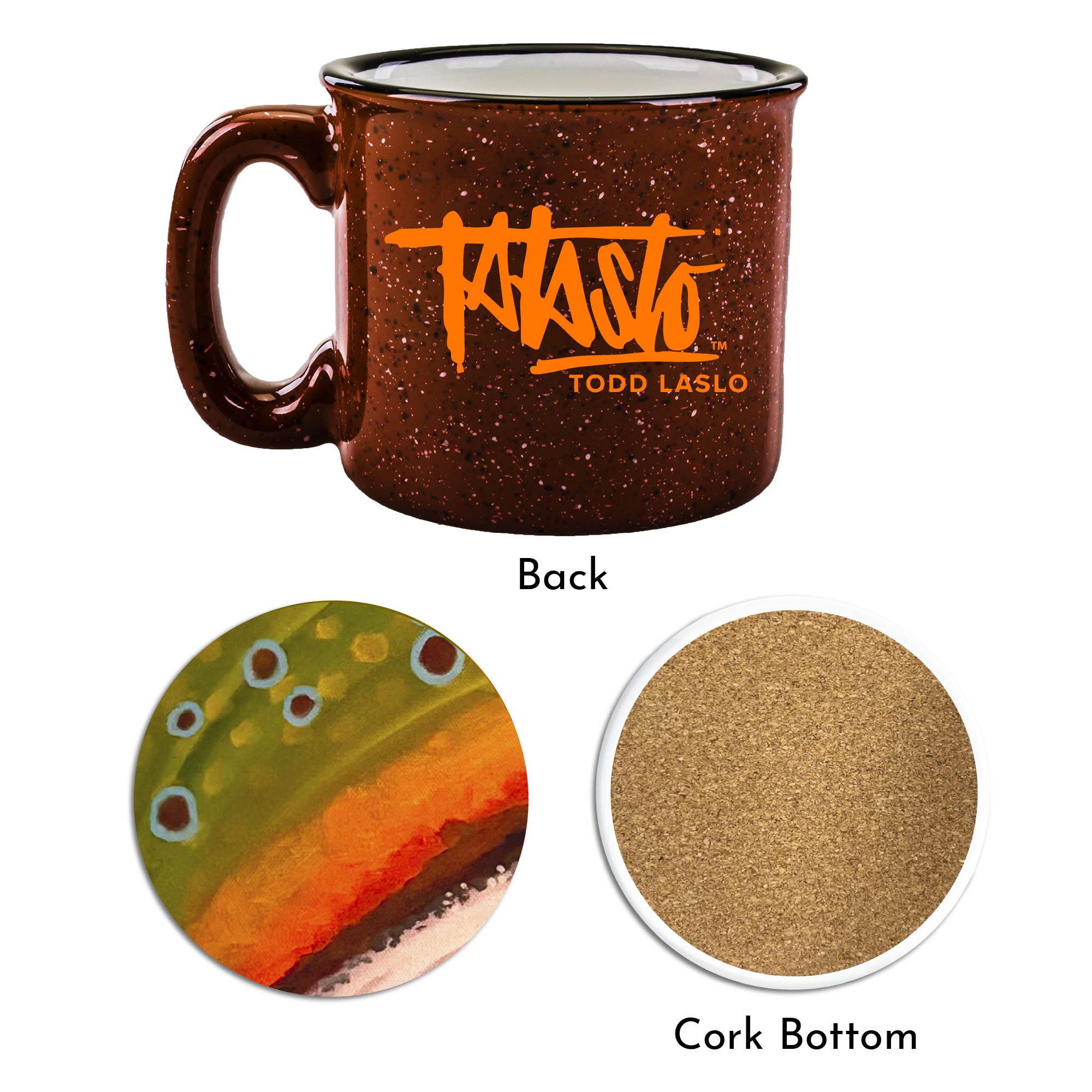 Studio Series - Todd Laslo "Trout Stream" - Mug & Coaster Set