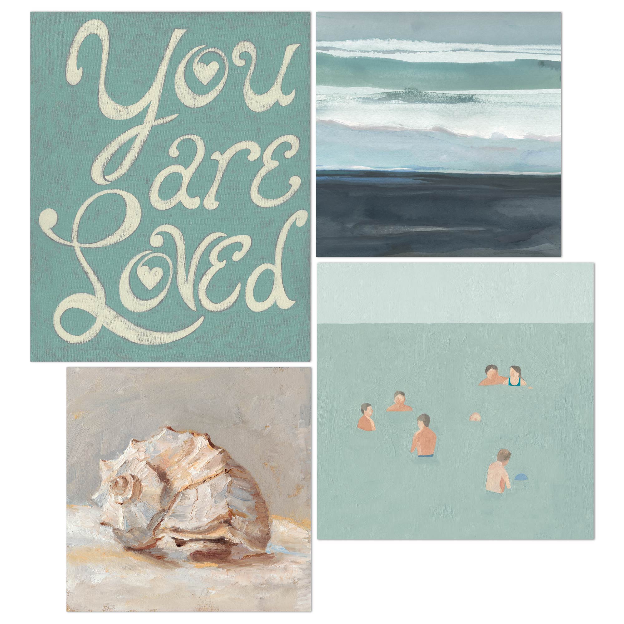 Coastal Serenity - Art Print Collection Set
