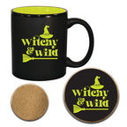 Witchy & Wild 11 oz Artisan Ceramic Mug & Coaster Set