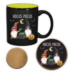 Hocus Pocus 11 oz Artisan Ceramic Mug & Coaster Set