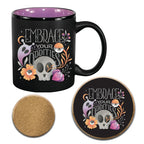 Embrace 11 oz Artisan Ceramic Mug & Coaster Set