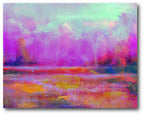 Fuchsia Landscape - Gallery Wrapped Canvas