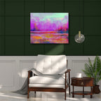 Fuchsia Landscape - Gallery Wrapped Canvas