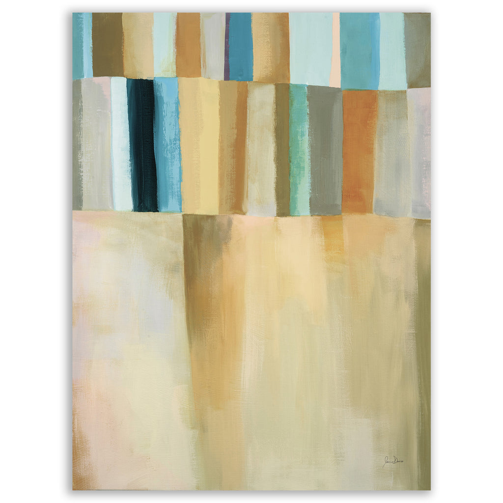 Coastal Stripes I - Gallery-Wrapped Canvas Wall Art