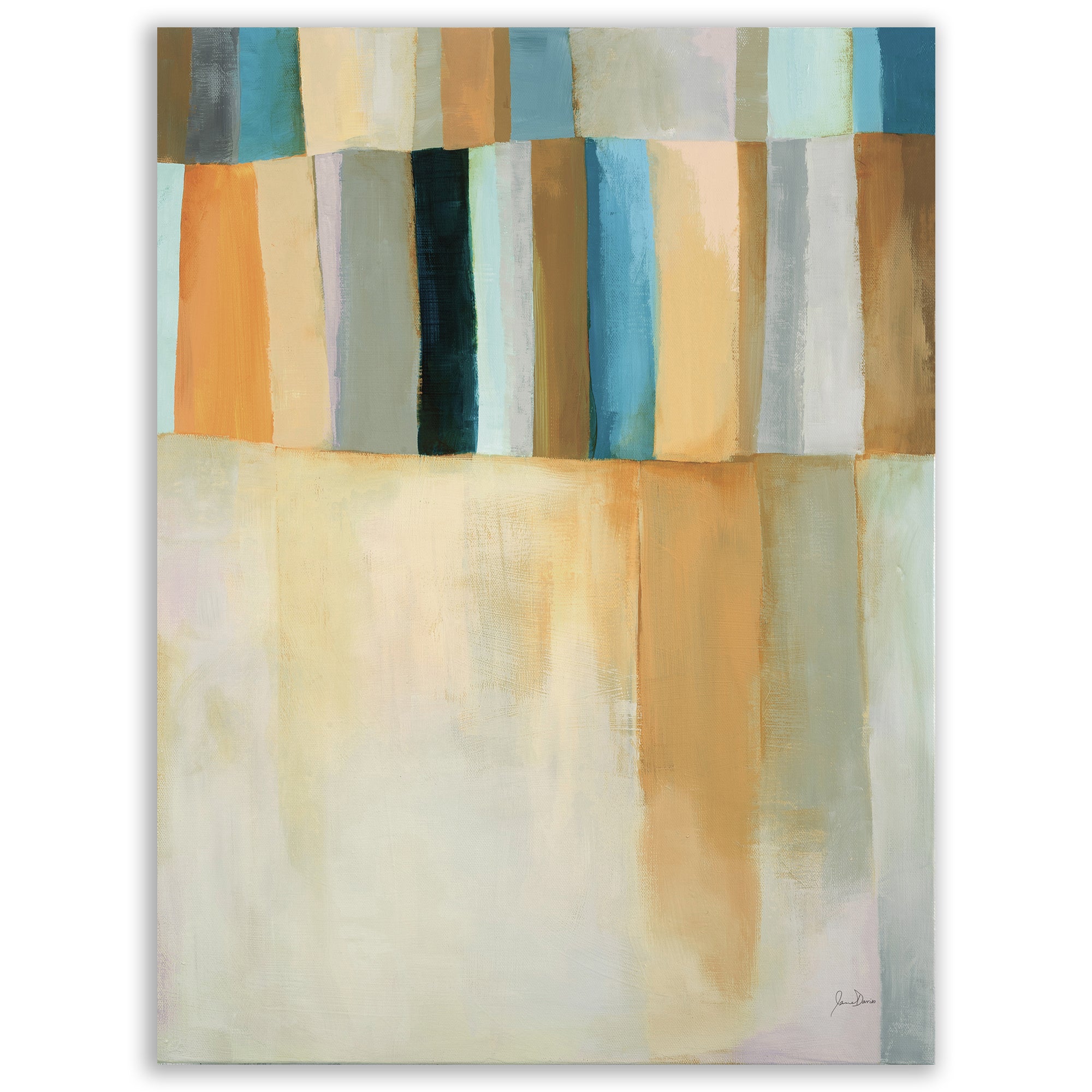 Coastal Stripes II - Gallery-Wrapped Canvas Wall Art