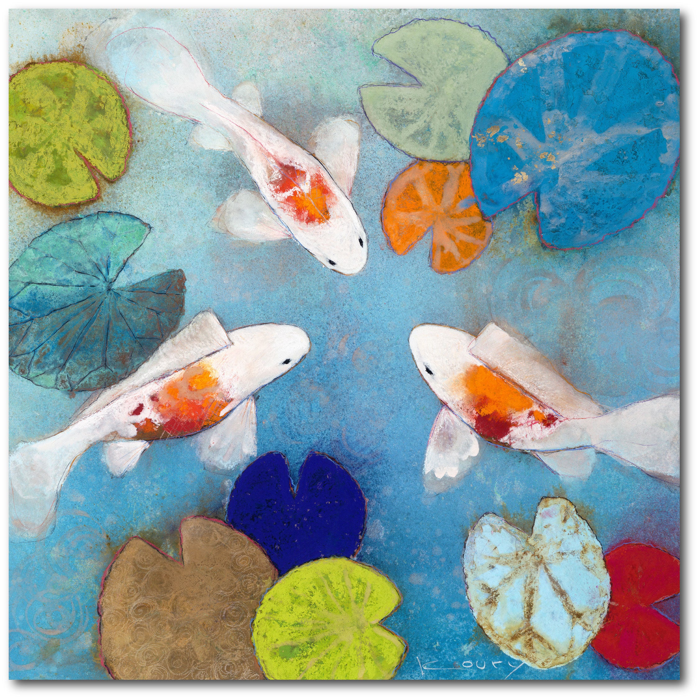 Koi II - Gallery Wrapped Canvas