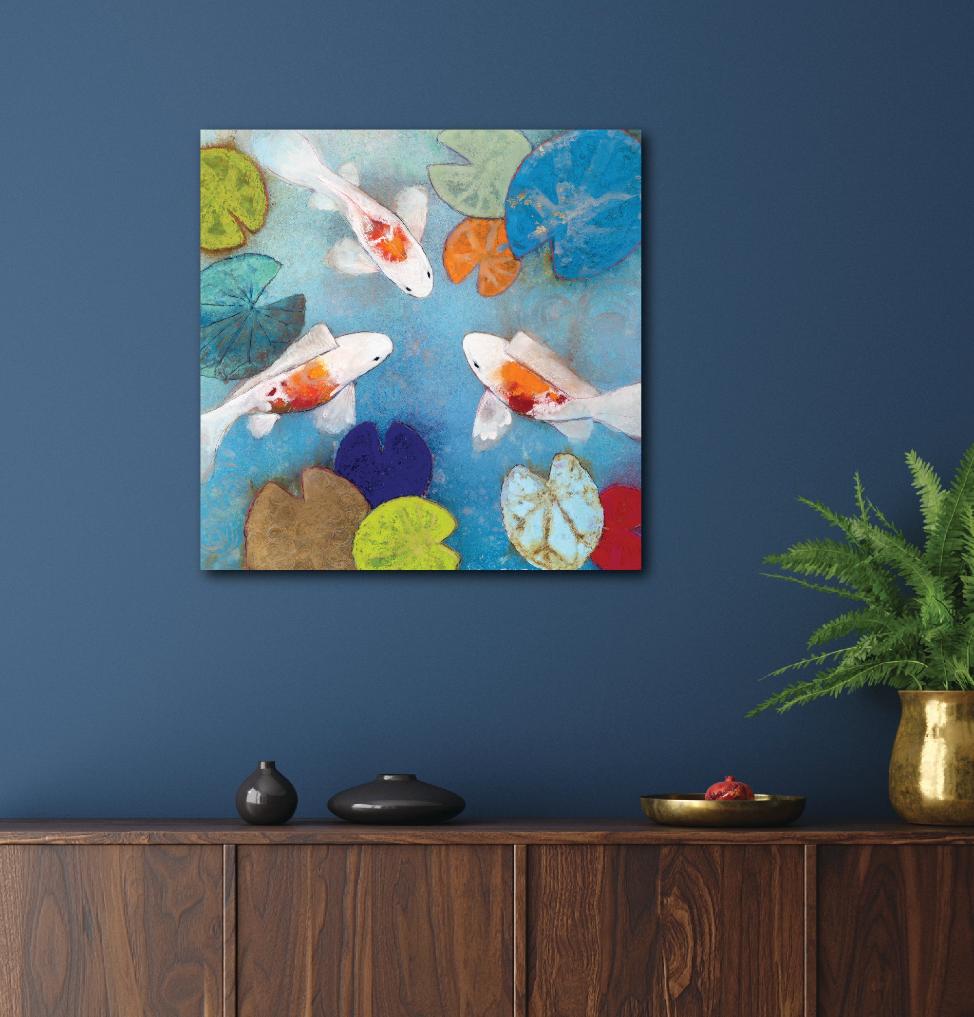 Koi II - Gallery Wrapped Canvas