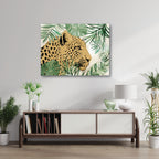 Palm Leopard I Gallery-Wrapped Canvas Wall Art