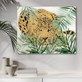 Palm Leopard II Gallery-Wrapped Canvas Wall Art