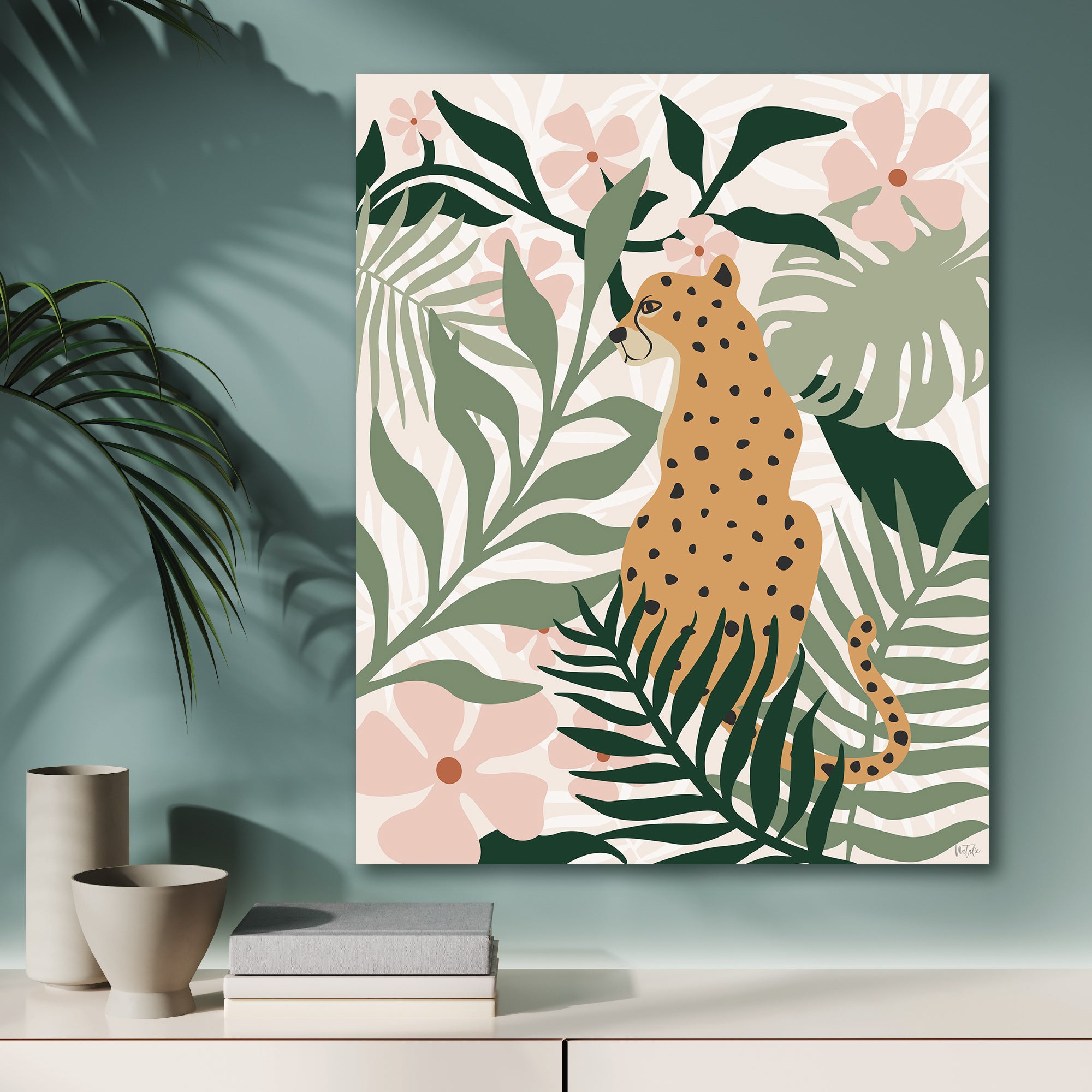 Jungle Cat II Gallery-Wrapped Canvas Wall Art