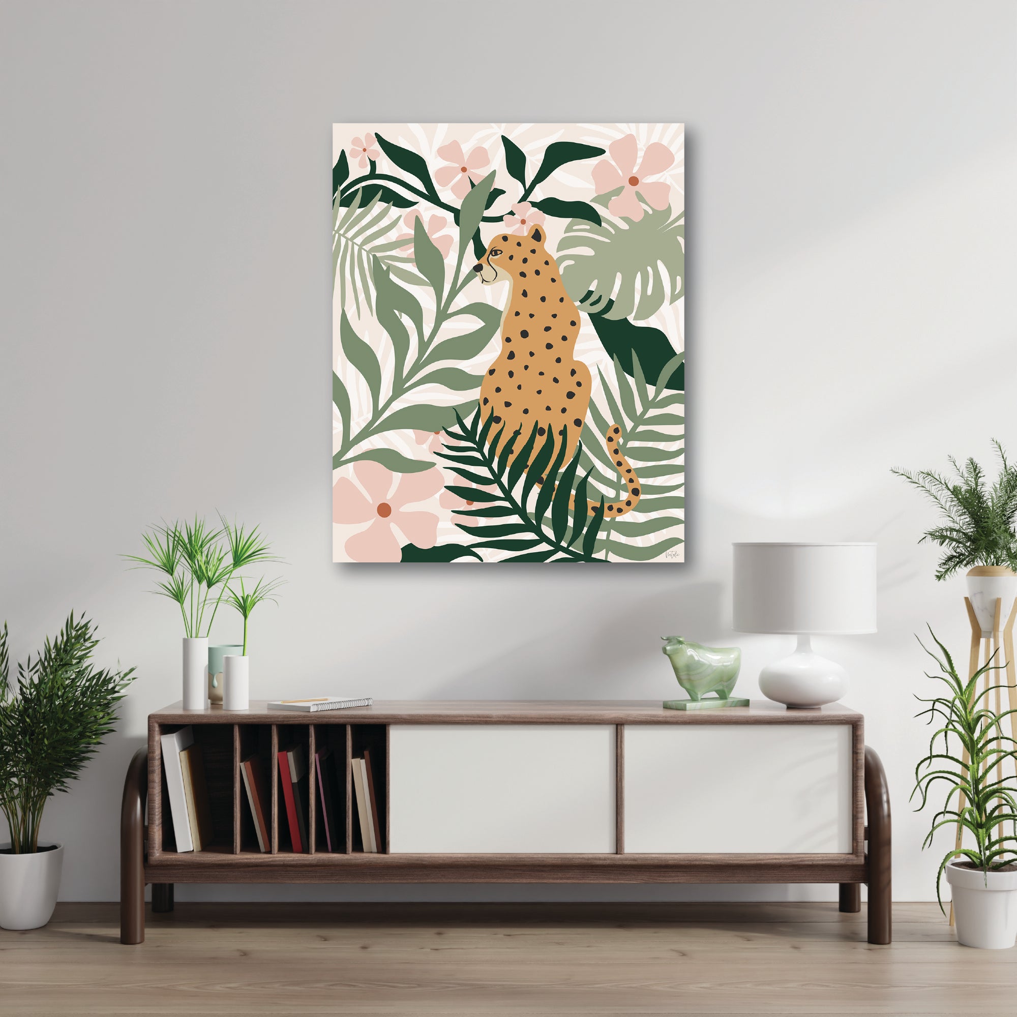 Jungle Cat II Gallery-Wrapped Canvas Wall Art