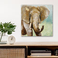 Painterly Elephant - Gallery Wrapped Canvas