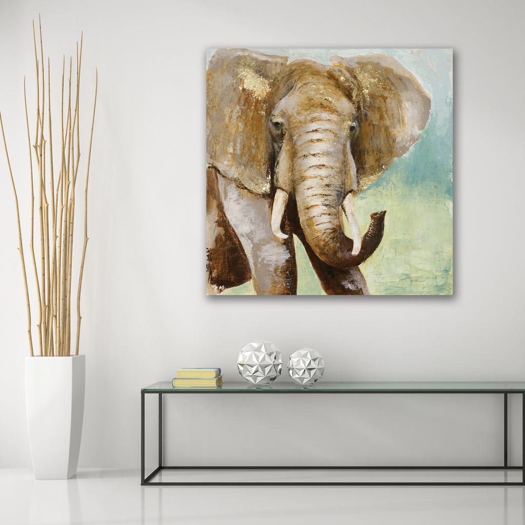 Painterly Elephant - Gallery Wrapped Canvas
