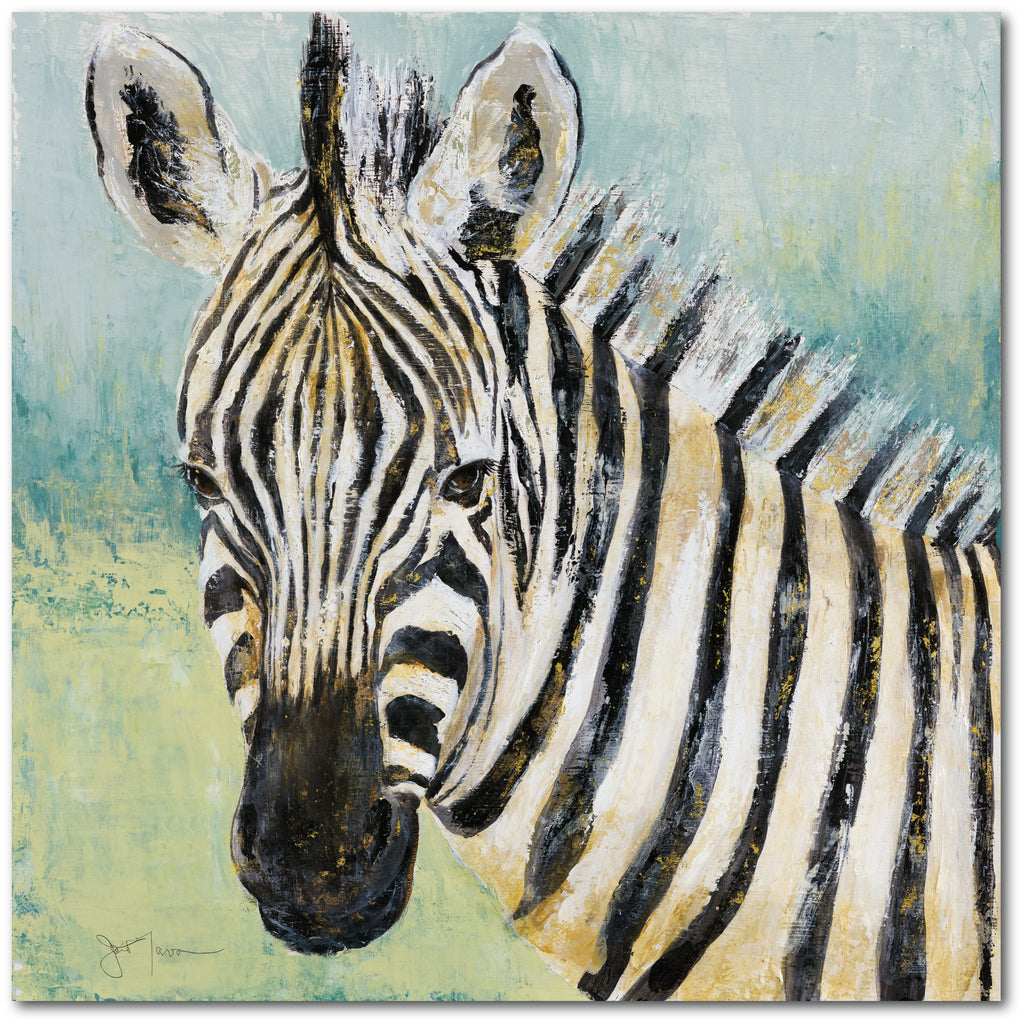 Painterly Zebra - Gallery Wrapped Canvas