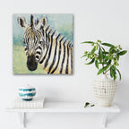 Painterly Zebra - Gallery Wrapped Canvas