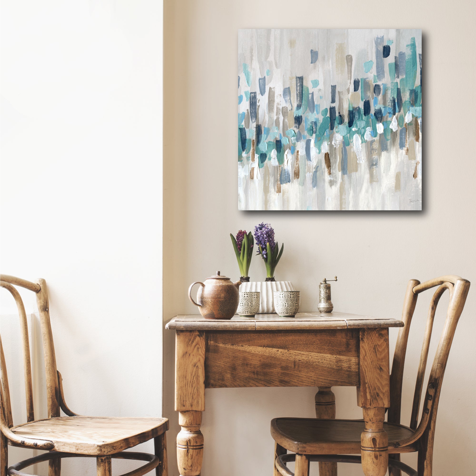 Staccato Blue II - Gallery Wrapped Canvas