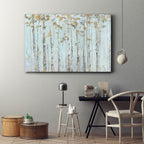 Soft Birch Forest - Gallery Wrapped Canvas
