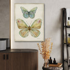 Botanical Butterfly II Gallery-Wrapped Canvas Wall Art
