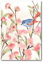 Cherry Blossom Perch 2 - Gallery Wrapped Canvas