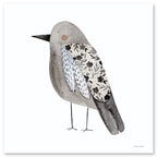 Folk Art Bird II - Gallery Wrapped Canvas