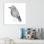 Folk Art Bird II - Gallery Wrapped Canvas