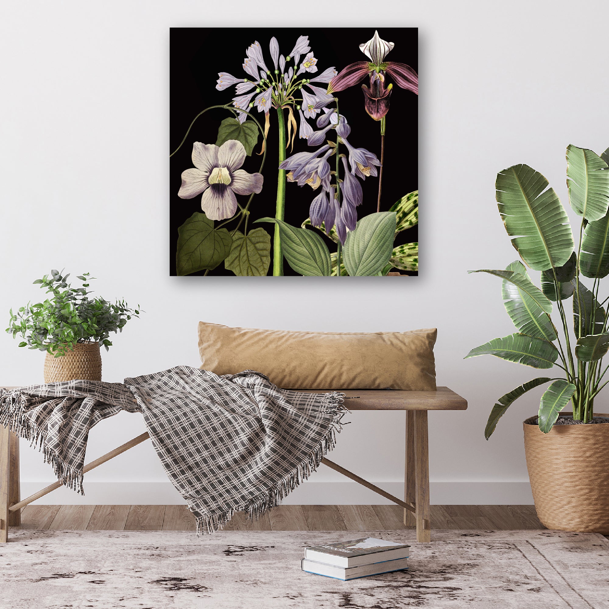Twilight Botanica - Gallery Wrapped Canvas