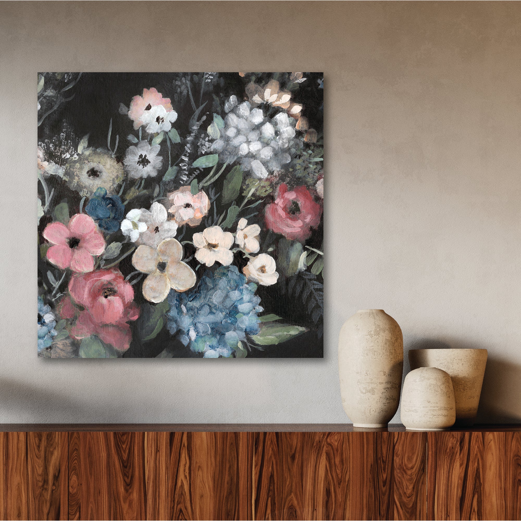 Night Bloom - Gallery Wrapped Canvas