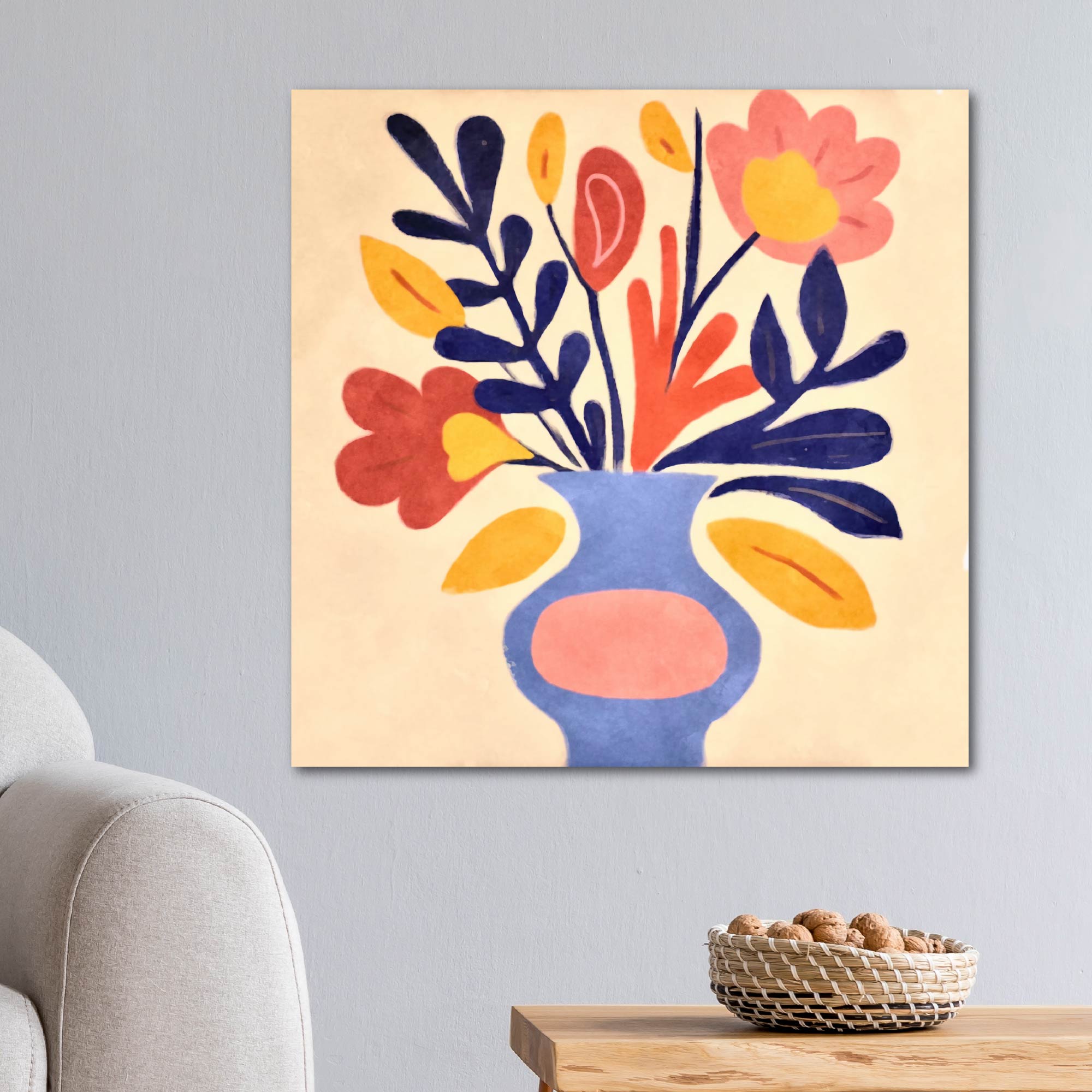 Matisse Bouquet I - Gallery Wrapped Canvas
