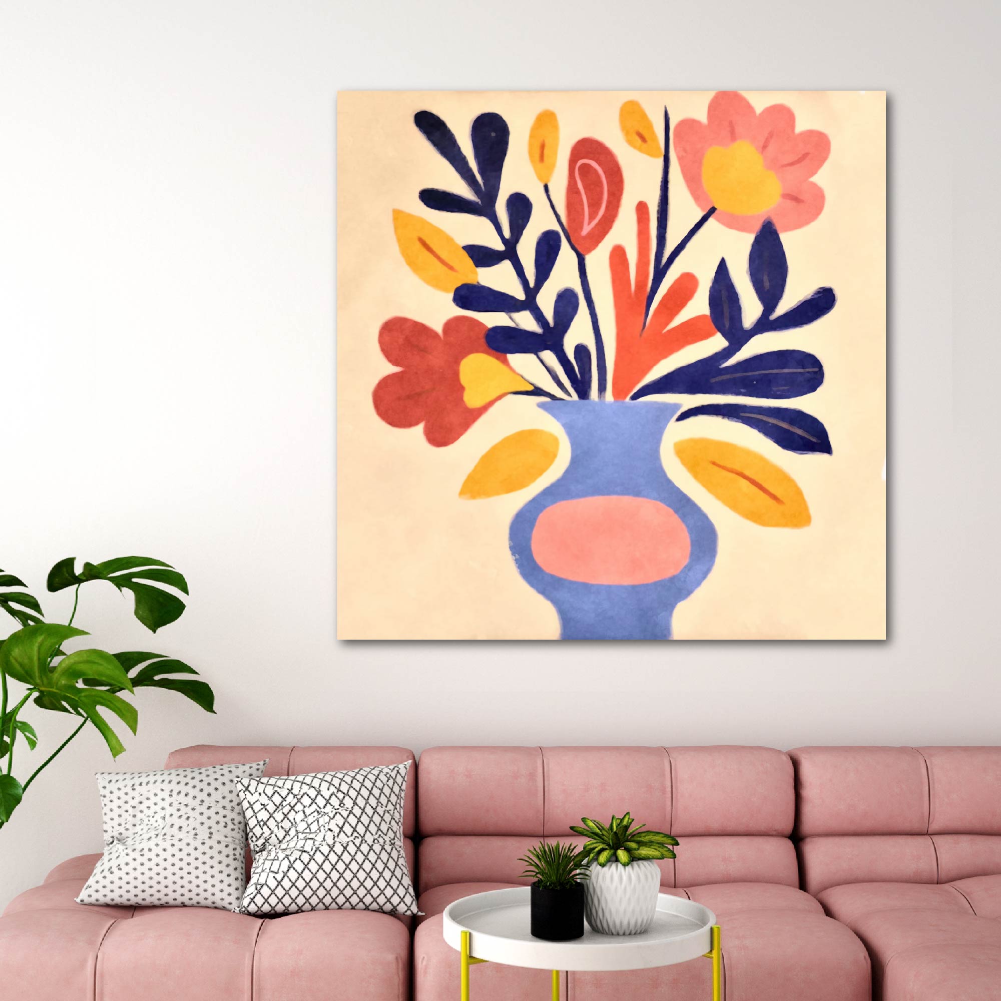 Matisse Bouquet I - Gallery Wrapped Canvas