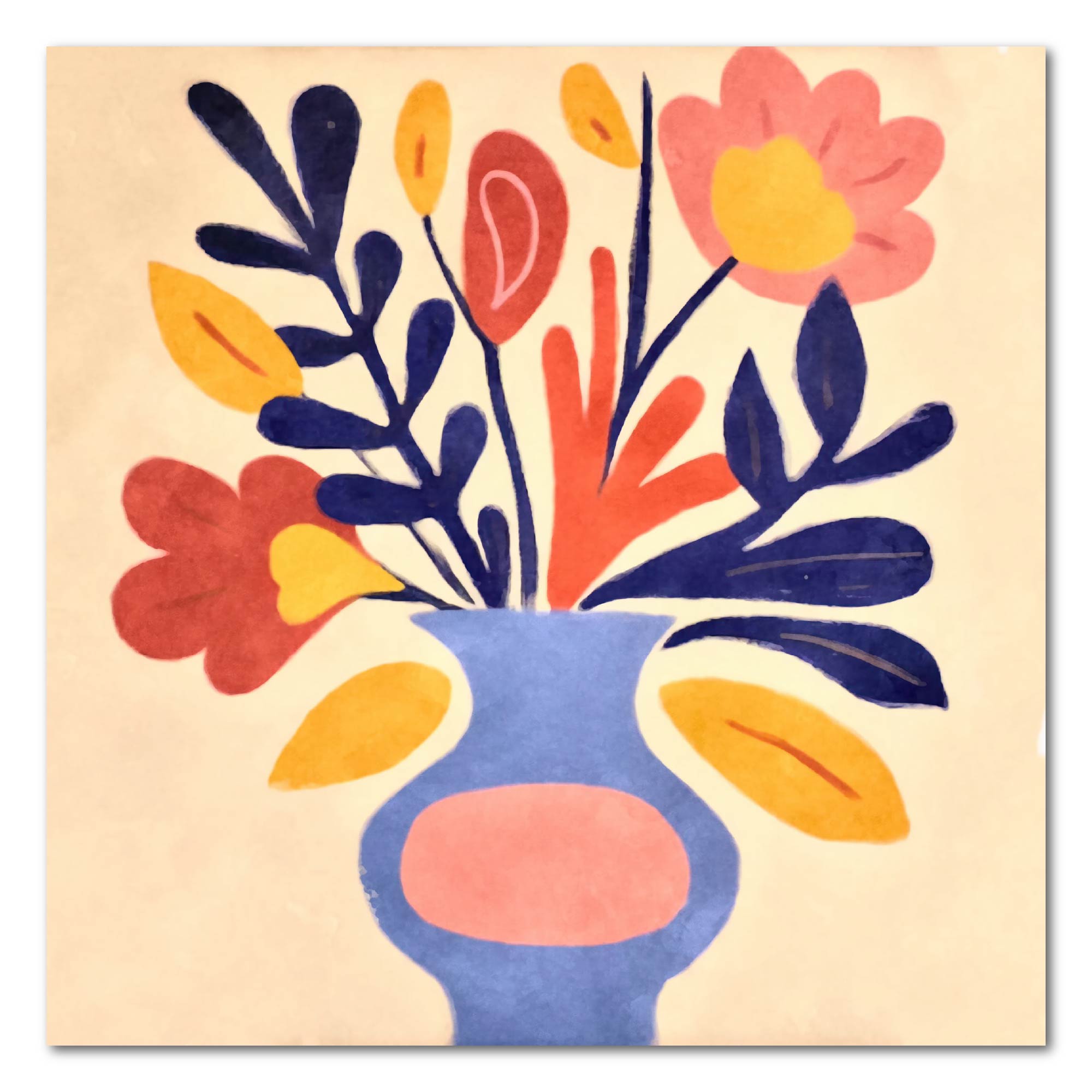 Matisse Bouquet I - Gallery Wrapped Canvas