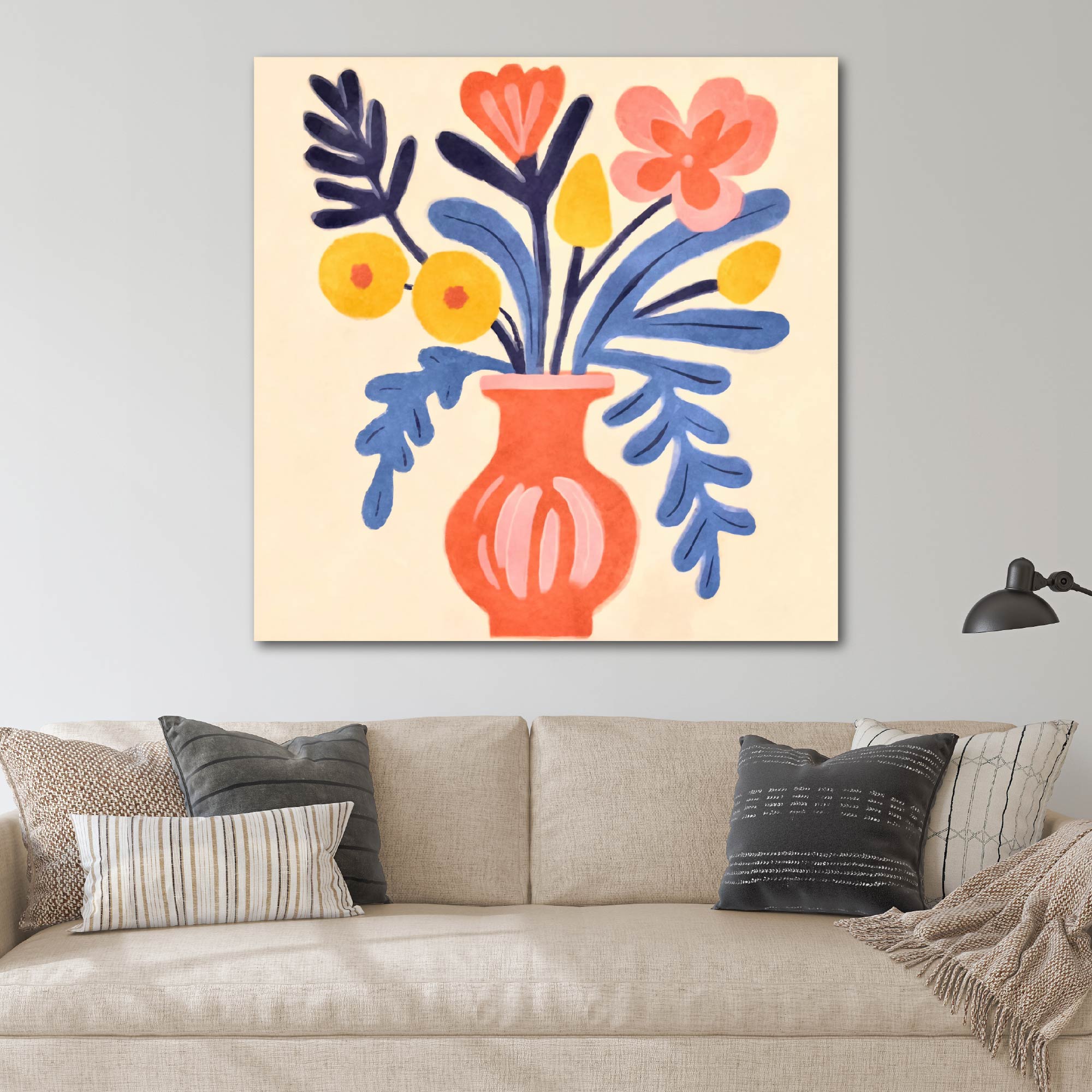 Matisse Bouquet II - Gallery Wrapped Canvas