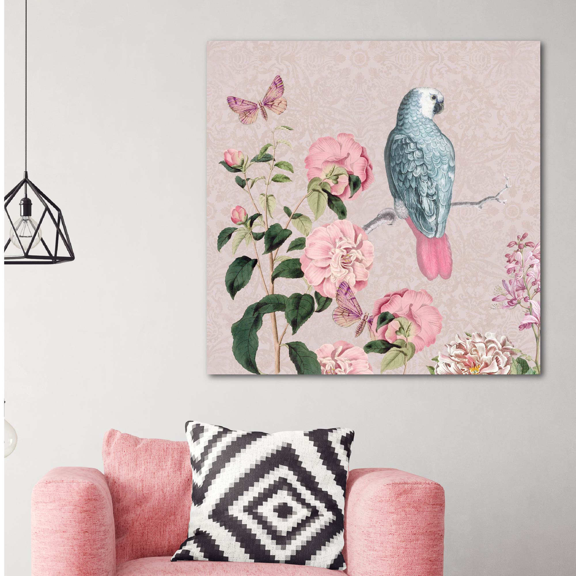 Bird On The Lookout - Gallery Wrapped Canvas