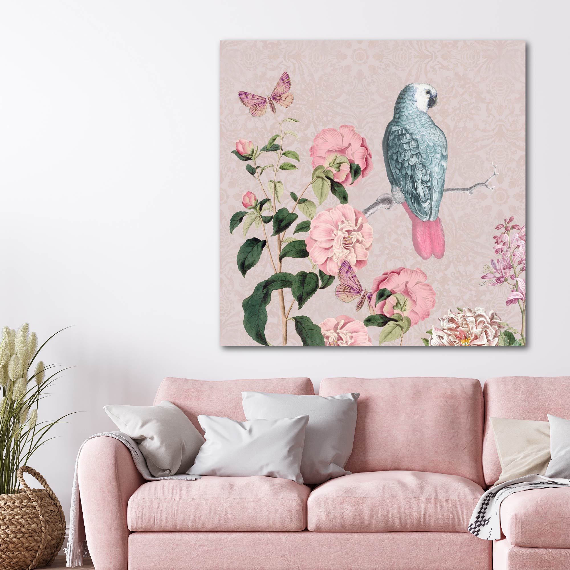Bird On The Lookout - Gallery Wrapped Canvas