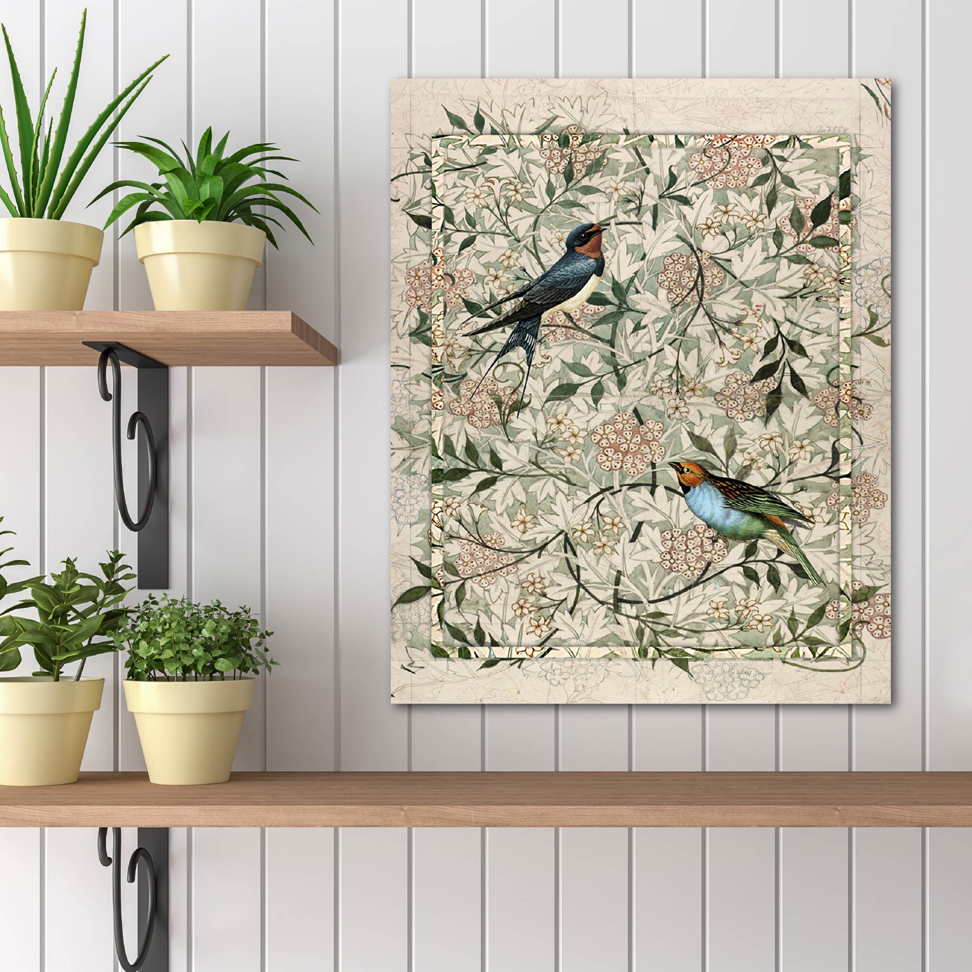 Aviary I - Gallery Wrapped Canvas